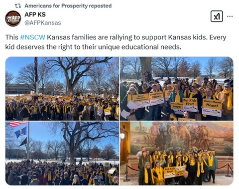 X Post from Americans for Prosperity KS