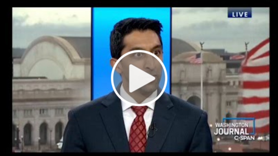 Akash on CSPAN: Don't Let Your Tax Cuts Expire