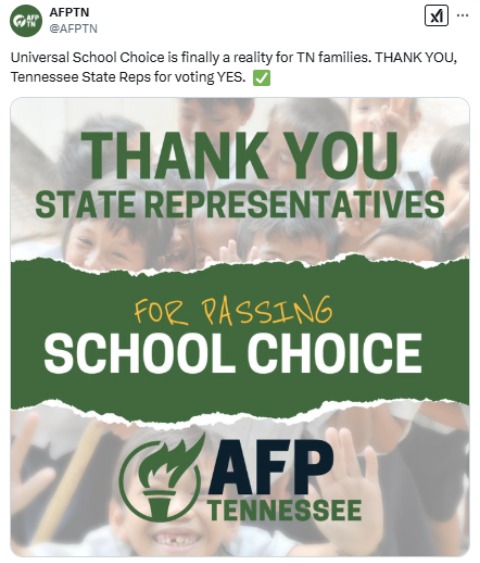 X Post from Americans for Prosperity TN